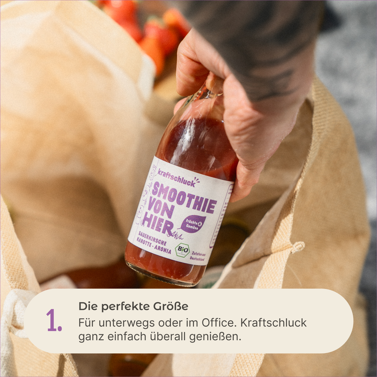 Sauerkirsche, Karotte, Aronia