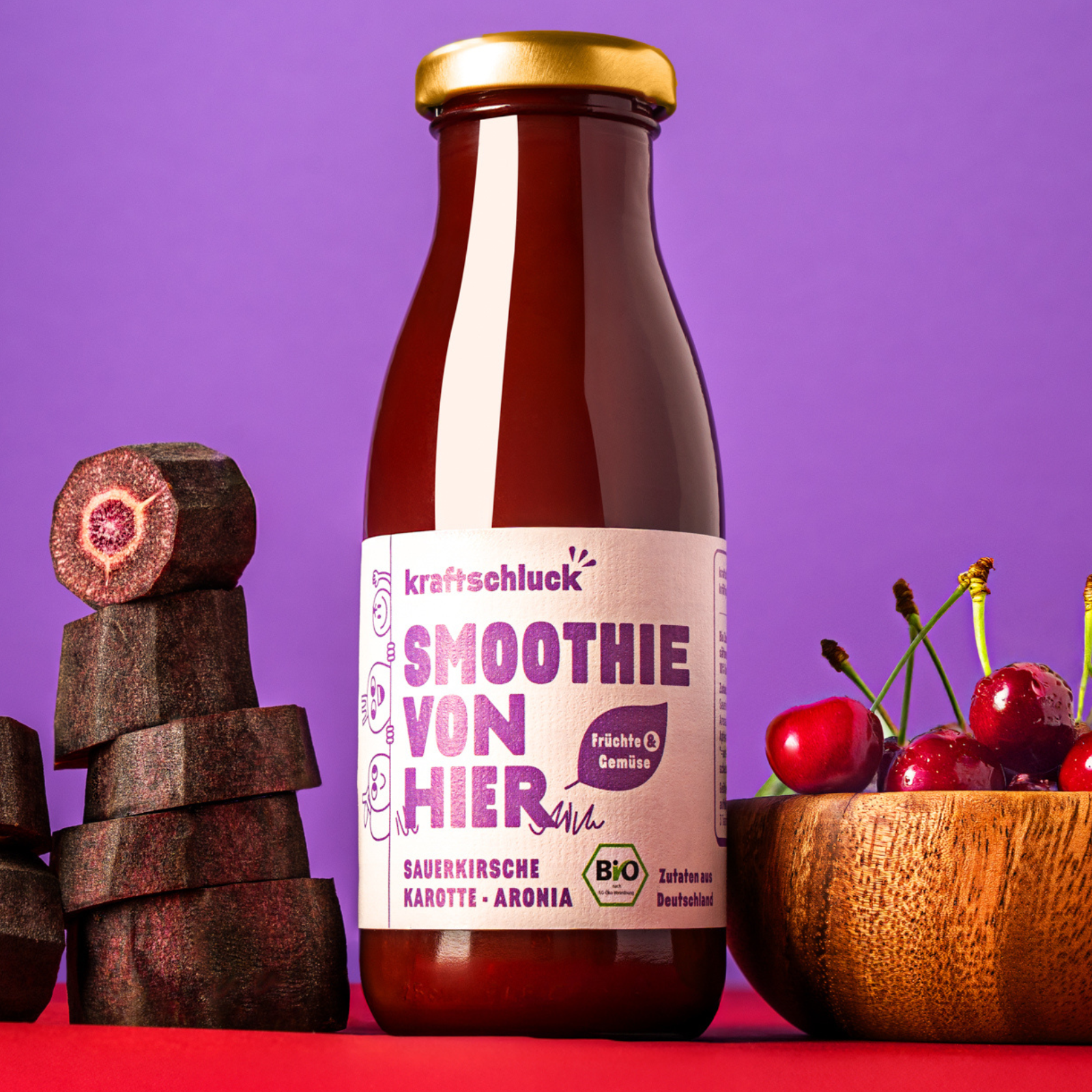 Sauerkirsche, Karotte, Aronia