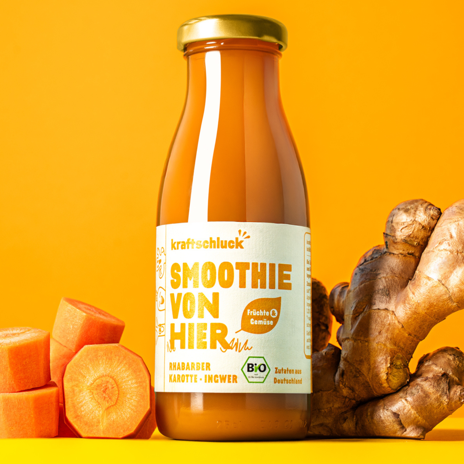 Karotte, Rhabarber, Ingwer