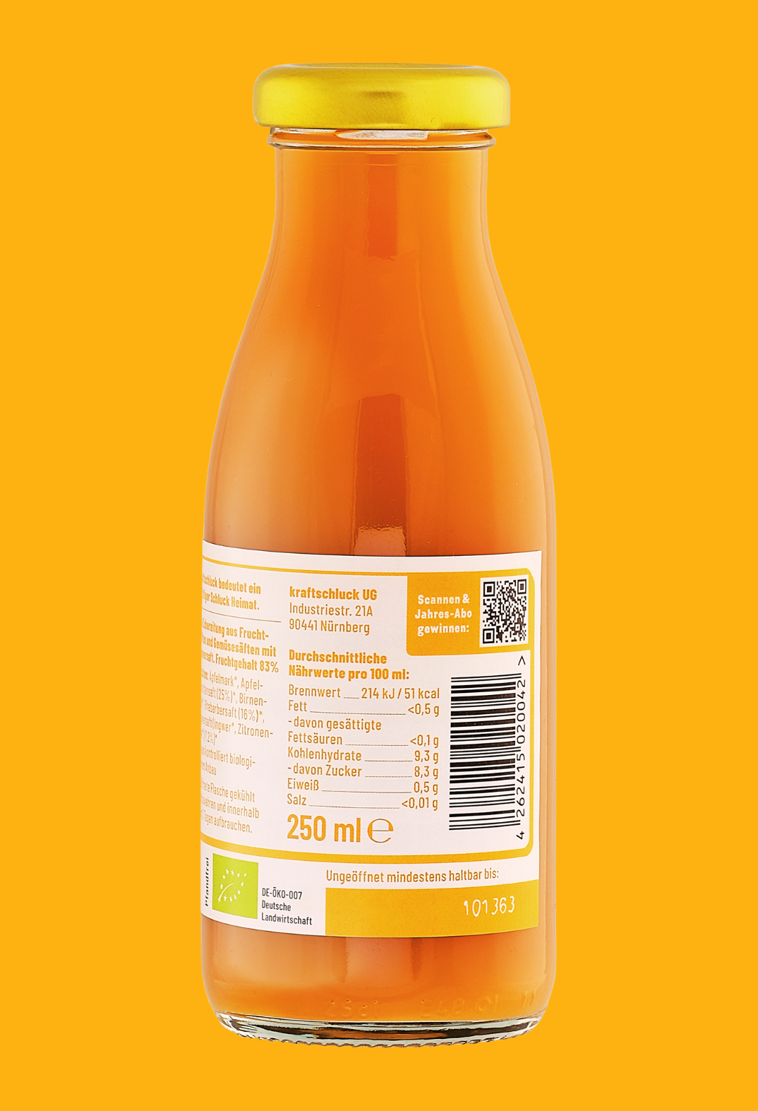 Karotte, Rhabarber, Ingwer