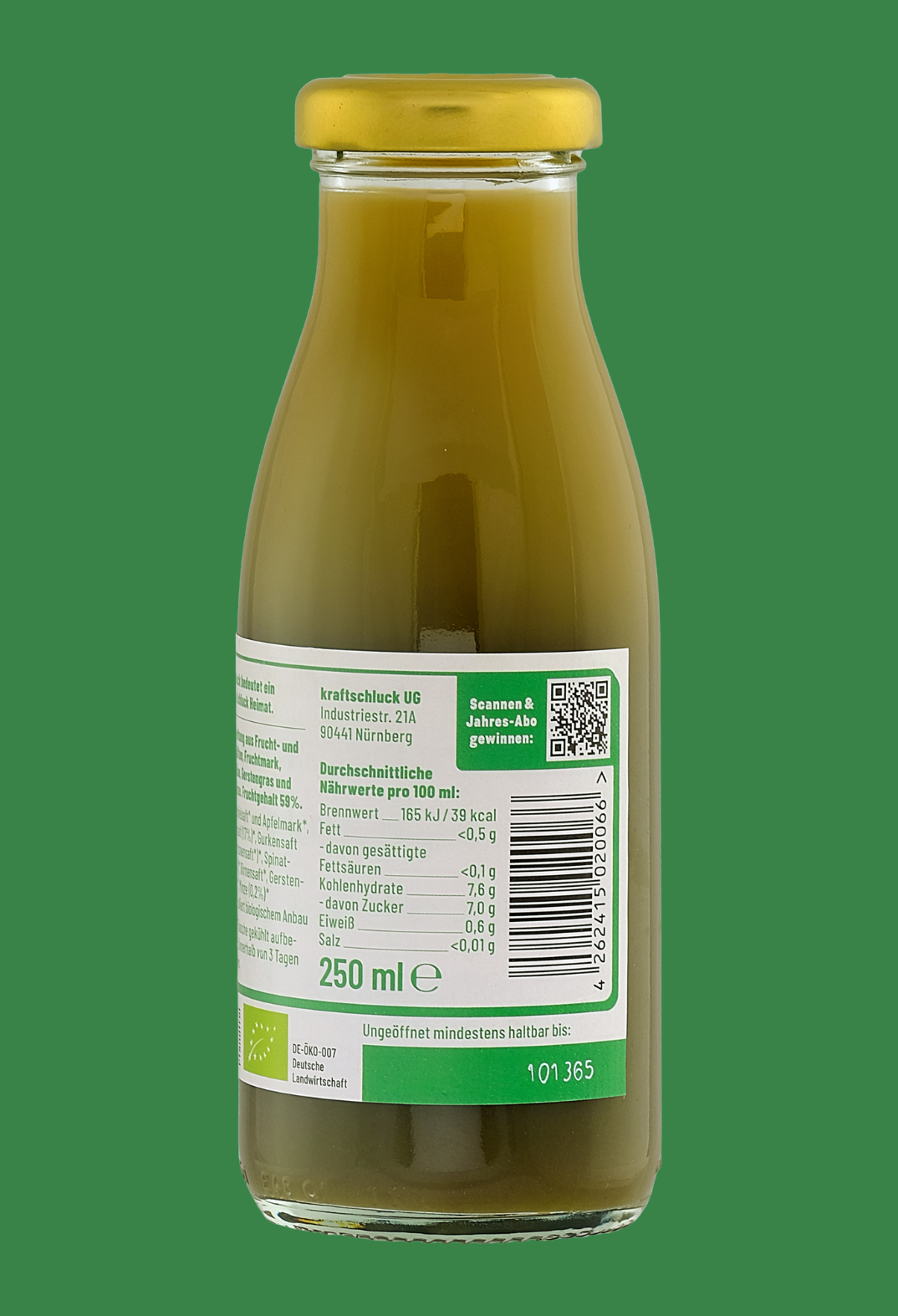 Stachelbeere, Spinat, Minze