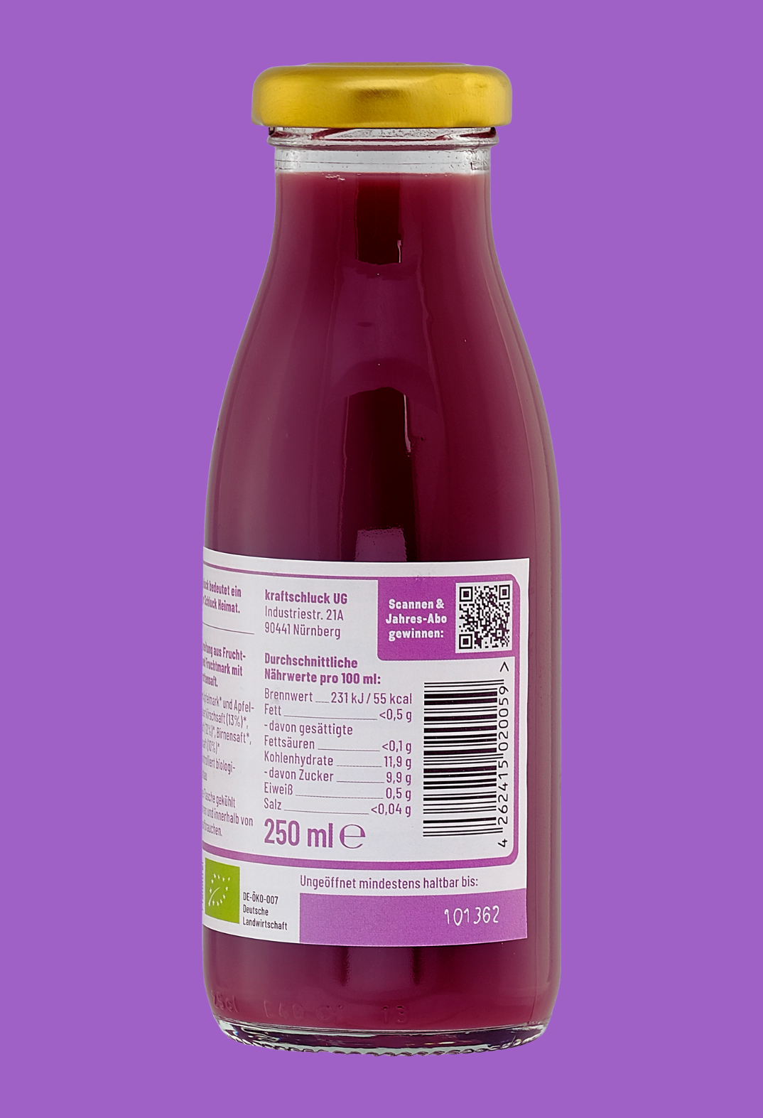 Sauerkirsche, Karotte, Aronia