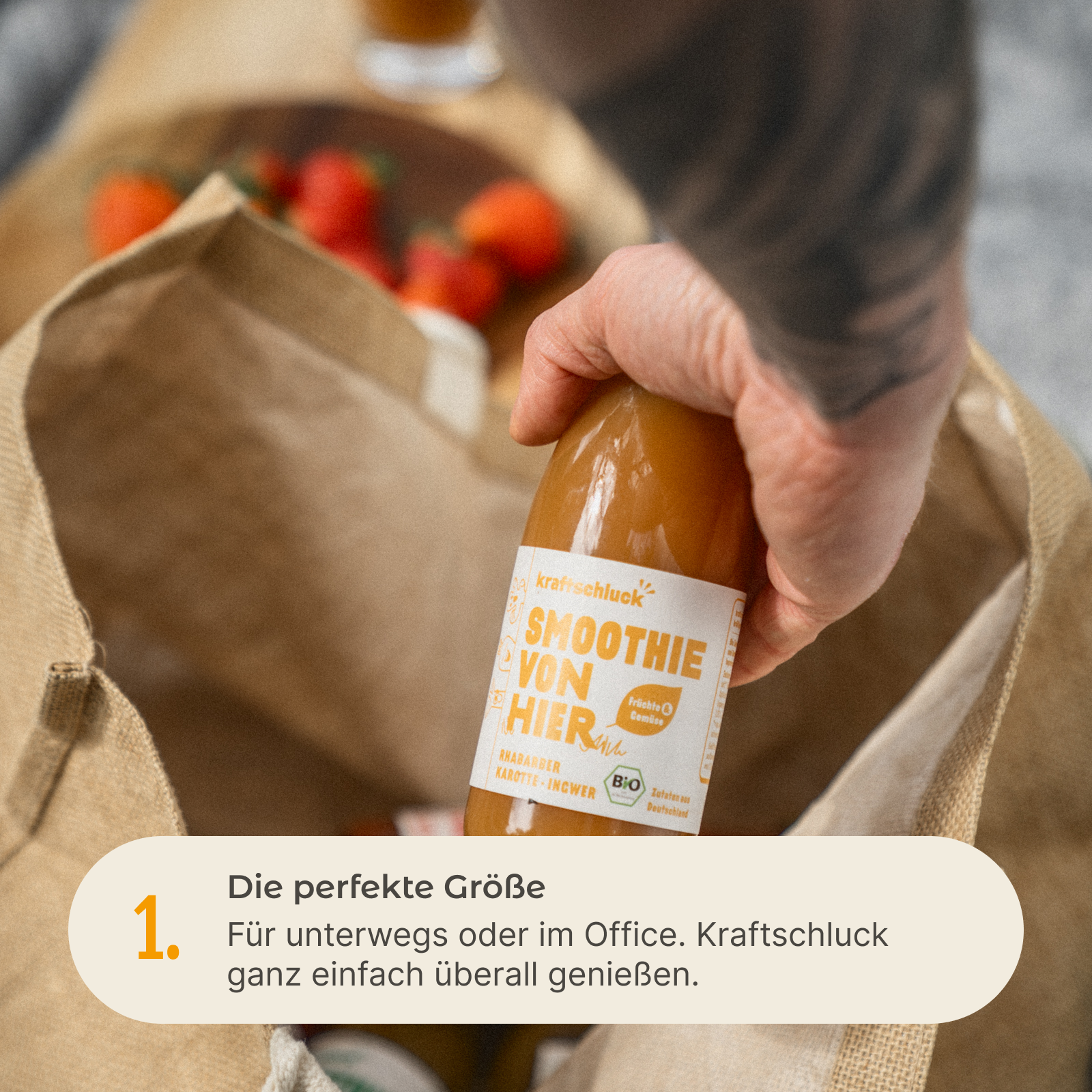 KAROTTE, RHABARBER, INGWER